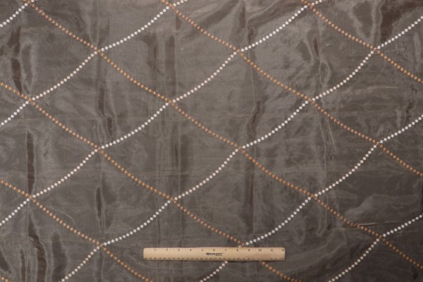 Click for 2.13 Yards Old World Weavers Stellar Sheer Embroidered Drapery Fabric in Biscuit Old World Weavers Stellar Sheer Embroidered Drapery Fabric in Biscuit