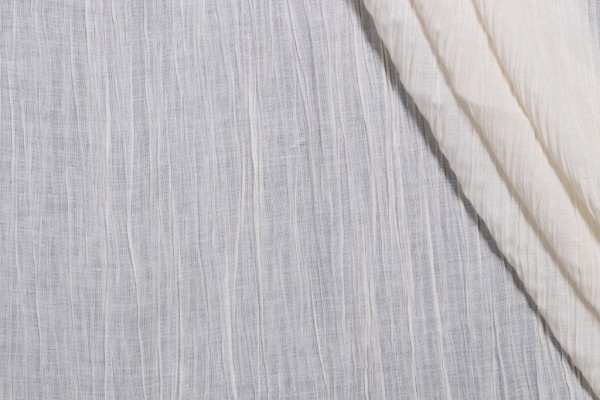Old World Weavers Fortuna Sheer Drapery Fabric in Beige