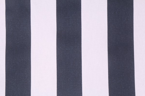 Premier Prints Vertical Printed Cotton Drapery Fabric in Blue White