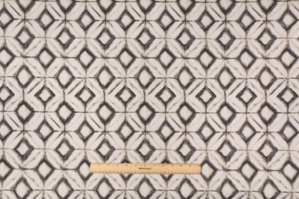 Mill Creek Ink Well Printed Polyester Outdoor Fabric in Jet