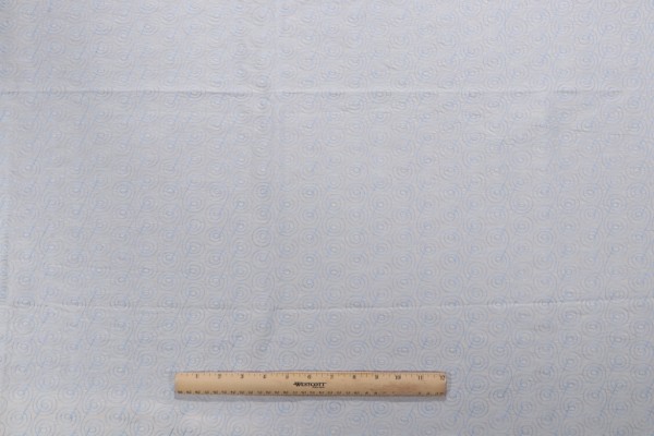 Grey Watkins Constant Motion Woven Drapery Fabric in Blue