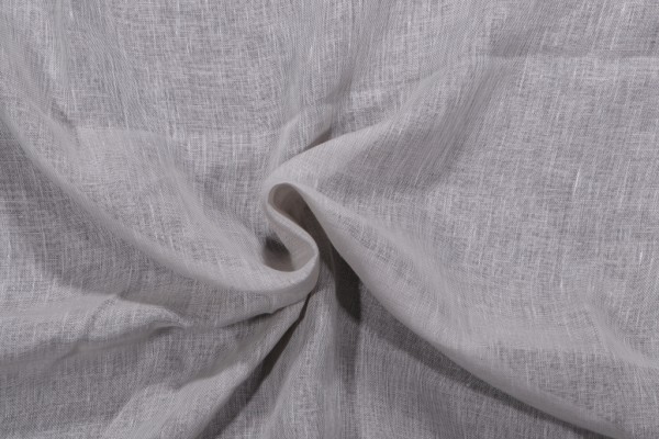 Westbury Sirroco Linen Sheer Drapery Fabric in Mist