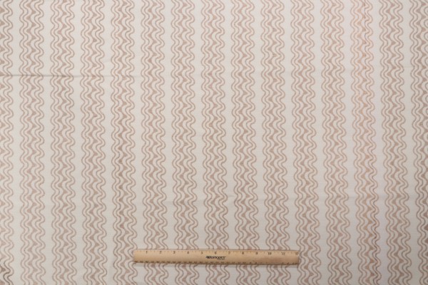Fonthill Clearwater Woven Drapery Fabric in Sand