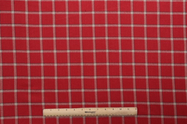 TFA Mecca Woven Upholstery Fabric in Vermillion 