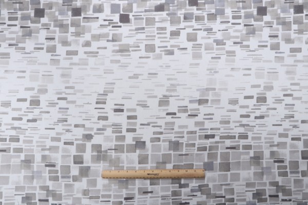 Anne Selke Home Villa Tile Printed Cotton Drapery Fabric in Natural 