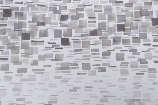 Anne Selke Home Villa Tile Printed Cotton Drapery Fabric in Natural 