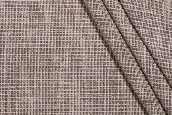 Sample of Kaufmann Heritage Woven Chenille Upholstery Fabric in Driftwood 