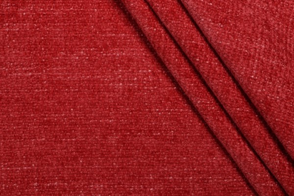 Kaufmann Asteria Performance Woven Chenille Upholstery Fabric in Scarlet 