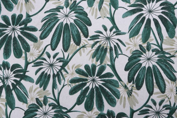 Click for Stof France Galapagos Printed Drapery Fabric in Vert  Stof France Galapagos Printed Drapery Fabric in Vert