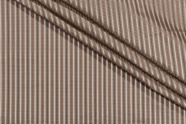 Scalamandre Casella Silk Drapery Fabric in Umber