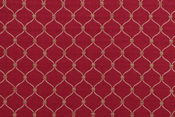 Scalamandre Metro Woven Drapery Fabric in Red