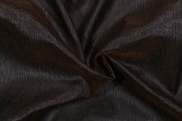 Scalamandre Grand Plisse Sheer Drapery Fabric in Bronze