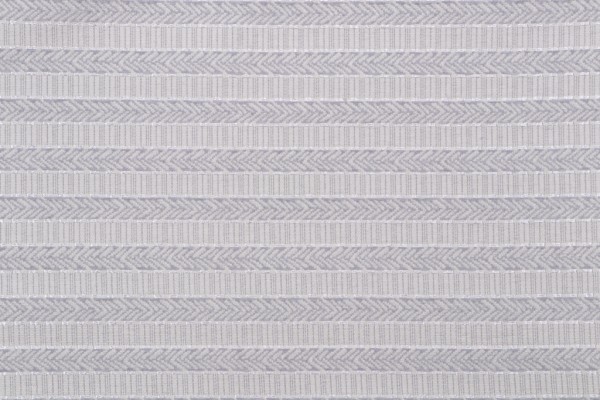 Waverly Admiral Stripe Woven Chenille Upholstery Fabric in Nickel