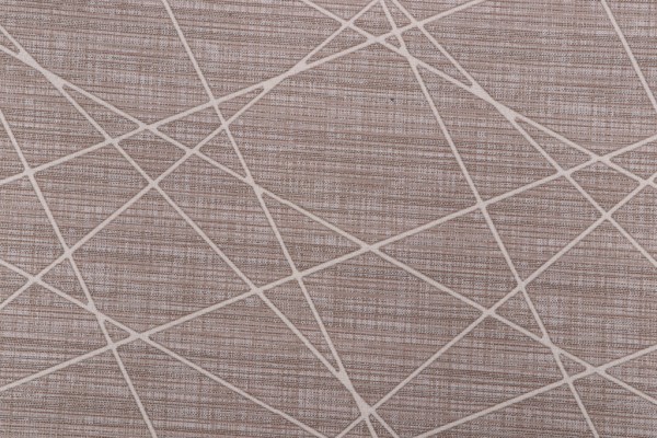 Geo Fret Woven Upholstery Fabric in Rosewood