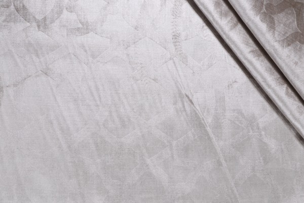 Iman Home Sultana Velvet Upholstery Fabric in Smoke 