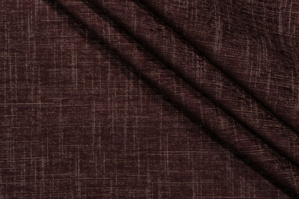 Scalamandre Nacole Chenille Upholstery Fabric in Espresso
