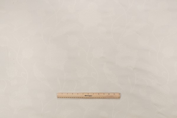 Scalamandre Bithynia Matelasse Upholstery Fabric in Porcelain