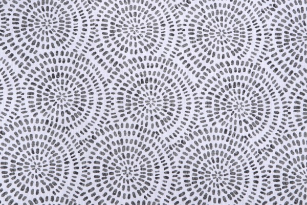 Premier Prints Cecil-Slub Canvas Printed Cotton Drapery Fabric in Raven 