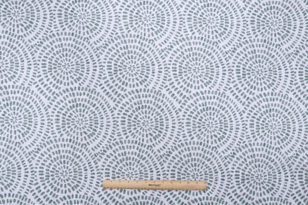 Premier Prints Cecil-Slub Canvas Printed Cotton Drapery Fabric in Fairway 