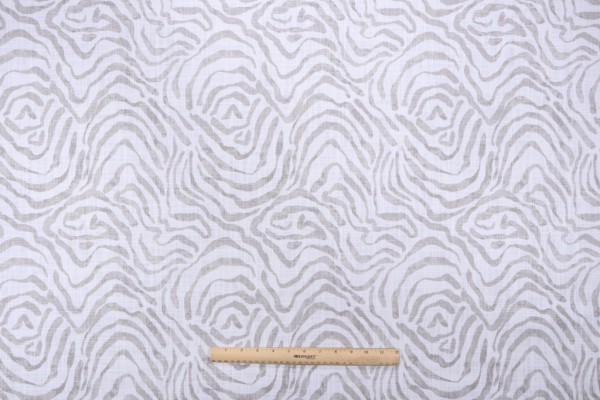 Angela Harris Zephyr-Luxe Canvas Printed Cotton Drapery Fabric in Stormy for Premier Prints 