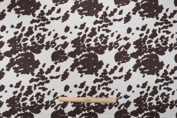 Premier Prints Hide Printed Cotton Drapery Fabric in Mocha Macon 