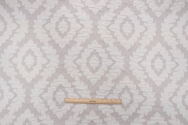 Click for 1.75 Yards Trellis Woven Damask Upholstery Fabric in Beige Trellis Woven Damask Upholstery Fabric in Beige
