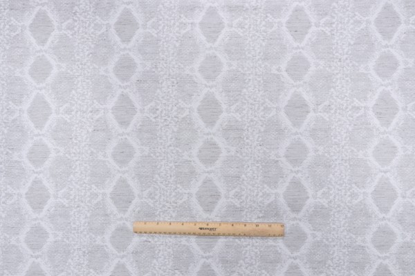 Trellis Stripe Woven Decorator Fabric in Vapor