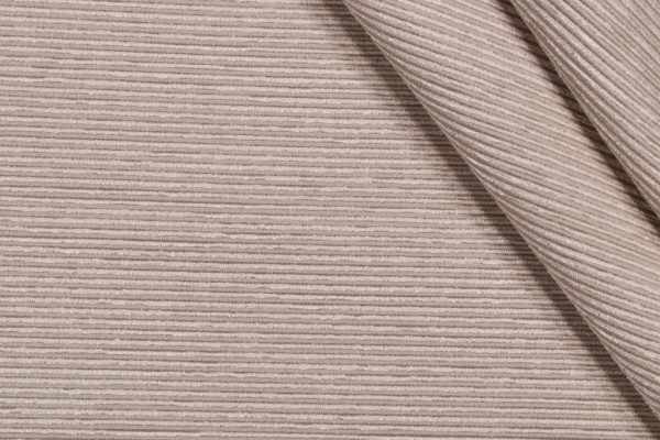 Sample of Ribbed Woven Upholstery Fabric in Latte 
