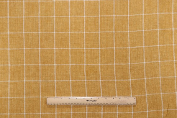 P Kaufmann Bennet Woven Decorator Fabric in Yolk 