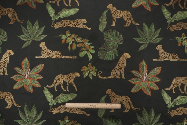 Kaufmann Verdant Embroidered Drapery Fabric in Jungle 