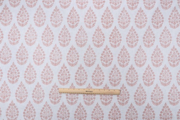 Click for P Kaufmann Meera Printed Drapery Fabric in Blush  P Kaufmann Meera Printed Drapery Fabric in Blush