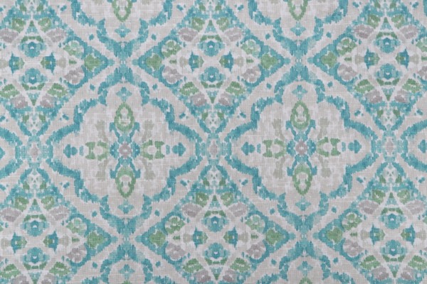 Click for Kelly Ripa Home Seen & Heard Printed Cotton Drapery Fabric in Seaglass  Kelly Ripa Home Seen & Heard Printed Cotton Drapery Fabric in Seaglass