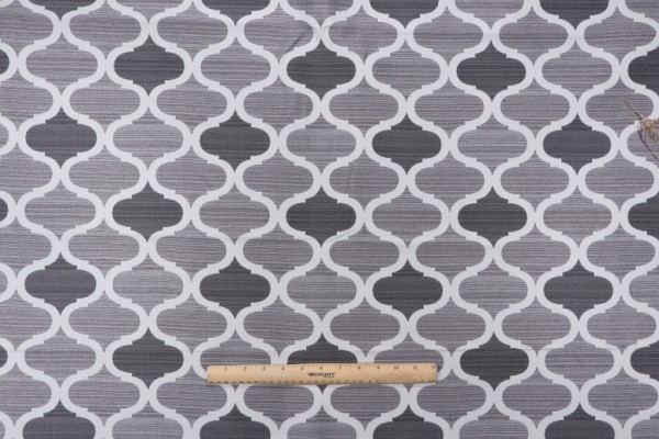 Bella Dura Infinity Woven Polyolefin Outdoor Fabric in Graphite