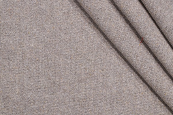 Solid Woven Upholstery Fabric in Hemp