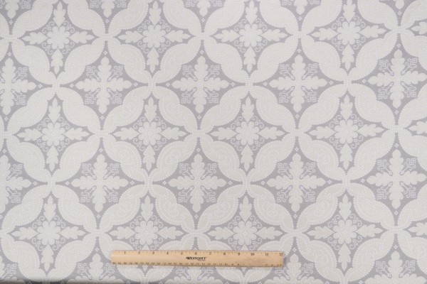 Sample of Williamsburg Pintado Matelasse Upholstery Fabric in Shade 