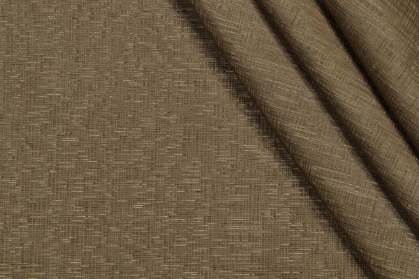 Scalamandre Trianon Woven Moire Decorator Fabric in Kaki