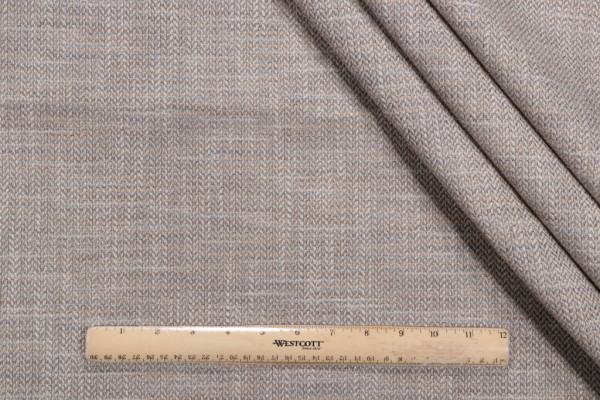 Tweed Woven Upholstery Fabric in Flax