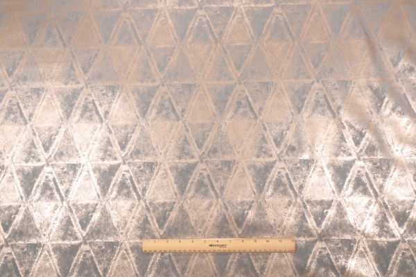 PK Lifestyles Weather Pattern Printed Velvet Decorator Fabric in Mist