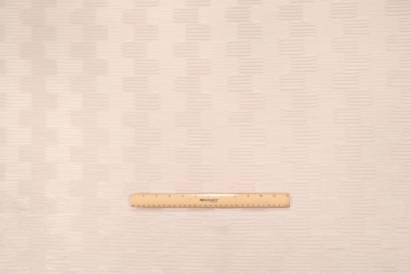 PK Lifestyles Ruche Velvet Decorator Fabric in Gardenia