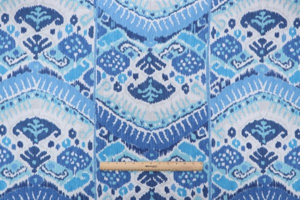 PK Lifestyles Sadira Printed Polyester Drapery Fabric in Horizon