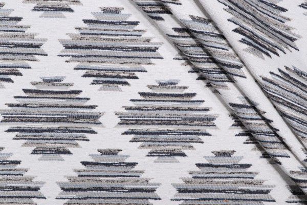 Sample of Byzantine Woven Upholstery Fabric in Blue 