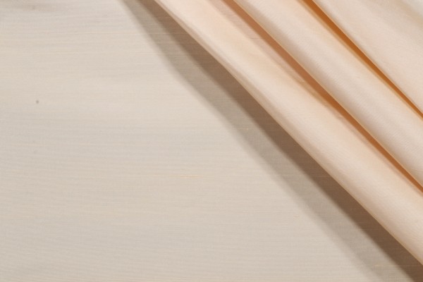 Scalamandre Faille Toccata Silk Decorator Fabric in Ivoire