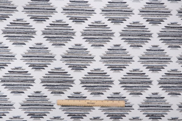 Sample of Byzantine Woven Upholstery Fabric in Blue 