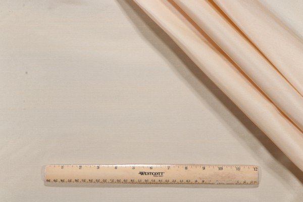 Scalamandre Faille Toccata Silk Decorator Fabric in Ivoire