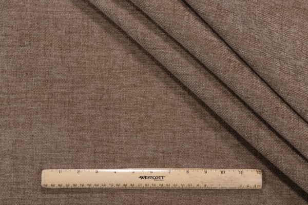 Scalamandre Chat Woven Chenille Upholstery Fabric in Pewter