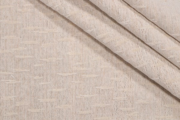 Scalamandre Khan Woven Grois Point Woven Upholstery Fabric in Beige
