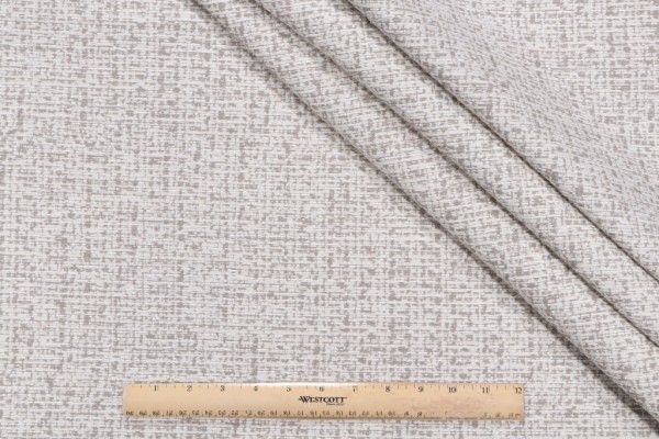Doolin Woven Chenille Upholstery Fabric in Pewter