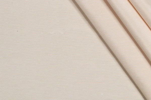 Ribbed Woven Decorator Fabric in Buff
