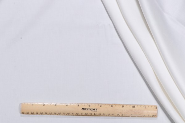 Shalimar Sateen Woven Drapery Fabric in Off-White