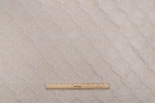 Pastis Woven Chenille Upholstery Fabric in Taupe 